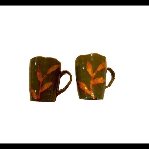 Pier 1 Set of 2 Mugs - Picture 1 of 2